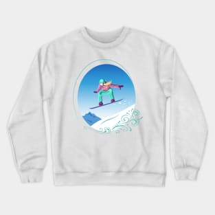 Snowboarder Crewneck Sweatshirt